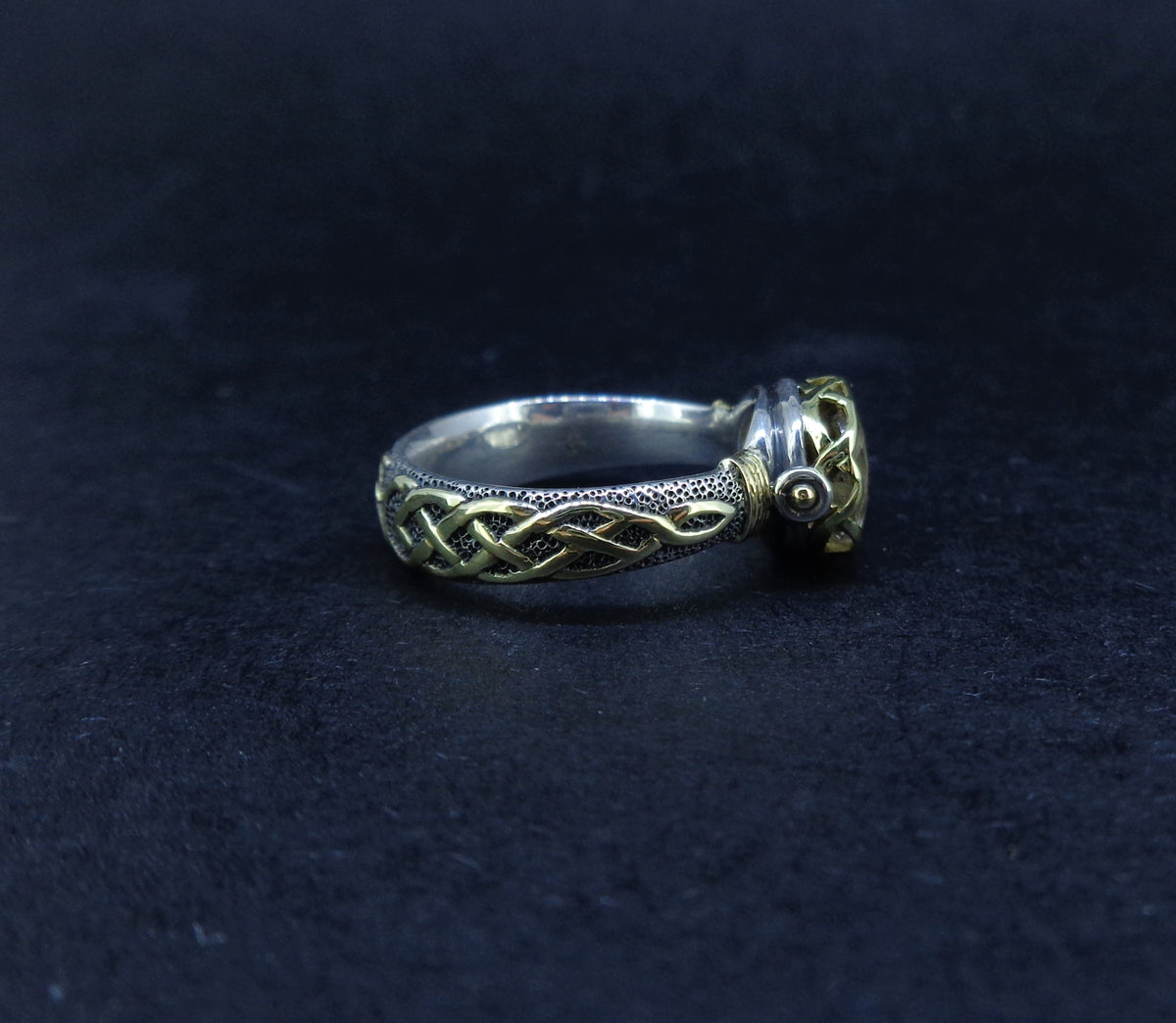 'Kiltyrie' Pertshire Smoky Quartz Scottish Gold & Silver Ring image 6