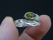 Peridot Sterling Silver Ring image 1