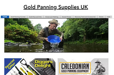 Gold panning equipment
